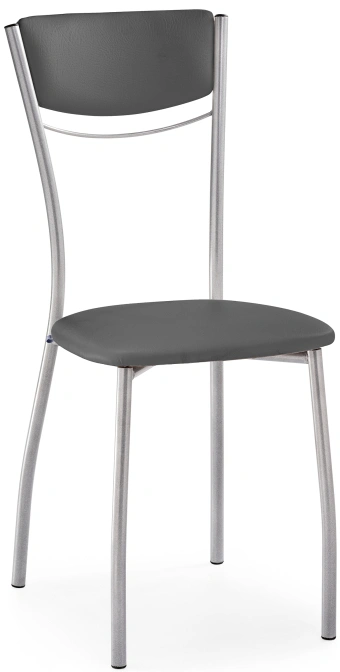 Стул Goki, на металлокаркасе, серый полимер / светлый мусс