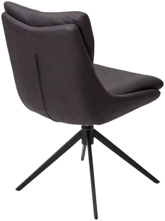 Стул Leroy, поворотный, серый Maison 99#, Ote Cobble 457, черный каркас