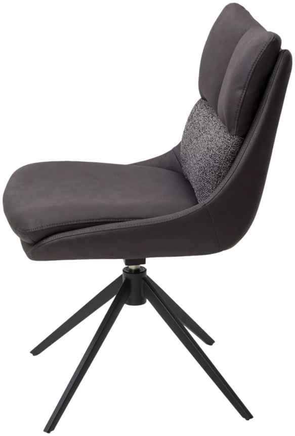 Стул Leroy, поворотный, серый Maison 99#, Ote Cobble 457, черный каркас