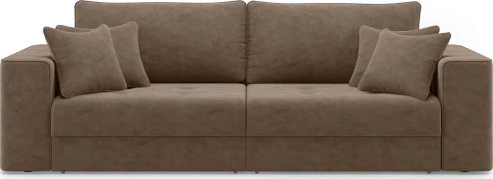 Диван прямой Венте, модель 035, Germes Chocolate (коричневый)