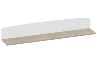 Модульная гостиная Калгари 1, дуб натуральный светлый / белый матовый