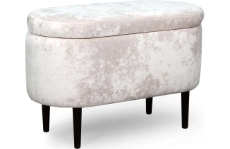 Банкетка Олаф, с нишей, ткань тиффани бежевый