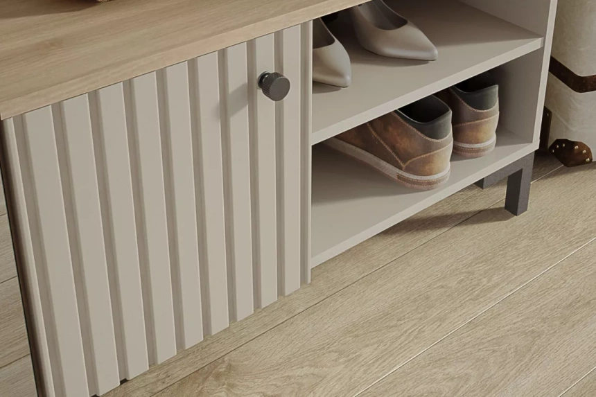 Готовая прихожая Тоскана 1, Кашемир серый