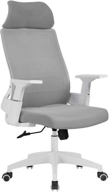 Компьютерное кресло Flok, gray / white