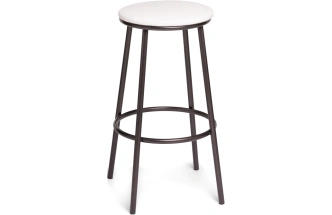 Барный табурет Drezegomad, белый / темный мусс