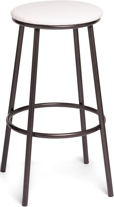 Барный табурет Drezegomad, белый / темный мусс