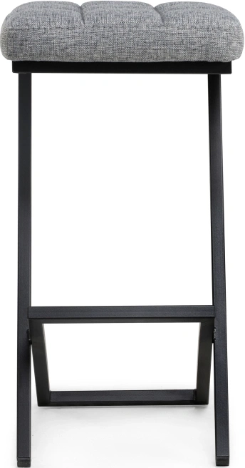 Полубарный табурет Амаури, графит / черный матовый