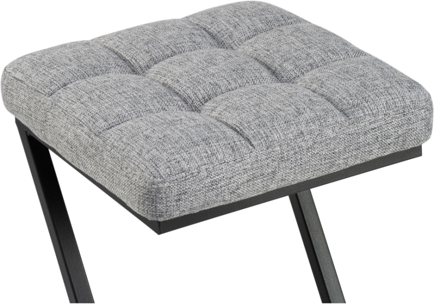 Полубарный табурет Амаури, графит / черный матовый