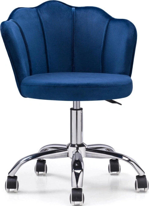 Офисное кресло Bud, синий / хром