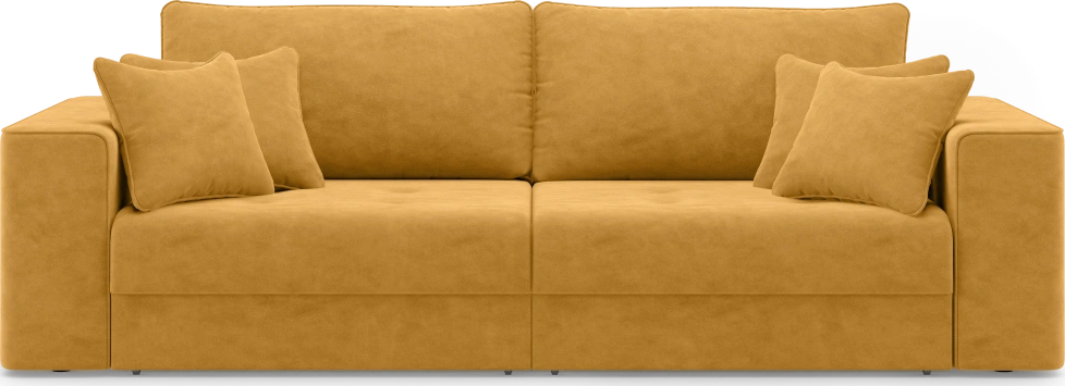Диван прямой Венте, модель 035, Germes Umber (желтый)