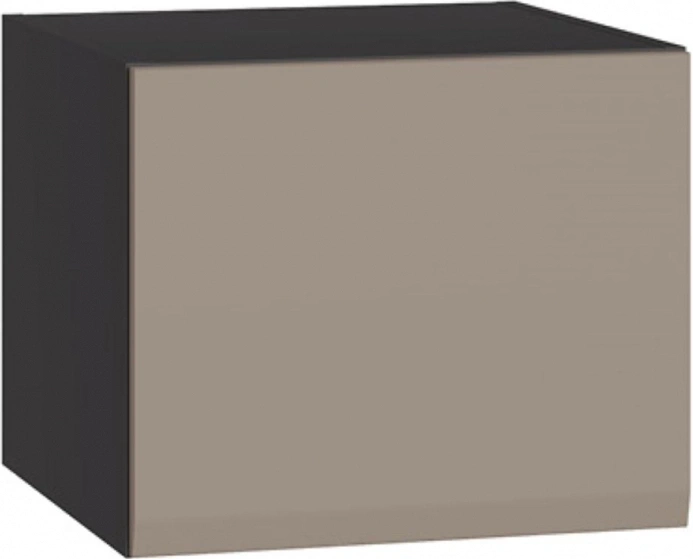 Шкаф навесной Сейдиль 16.314.04, антрацит / веллюто капучино