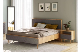 Спальный гарнитур Денвер, композиция #2, дуб вотан / графит