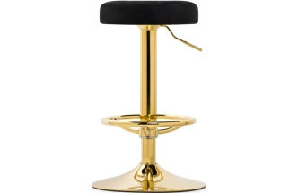 Барный табурет Marun, черный / золотой