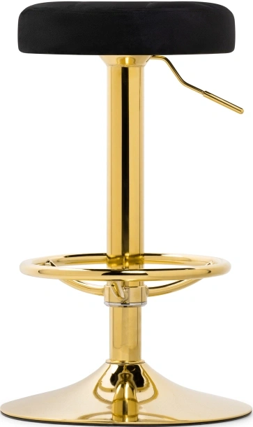 Барный табурет Marun, черный / золотой