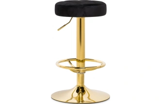 Барный табурет Marun, черный / золотой