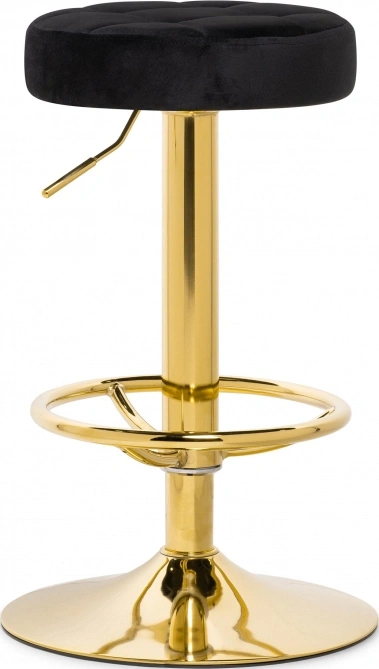Барный табурет Marun, черный / золотой