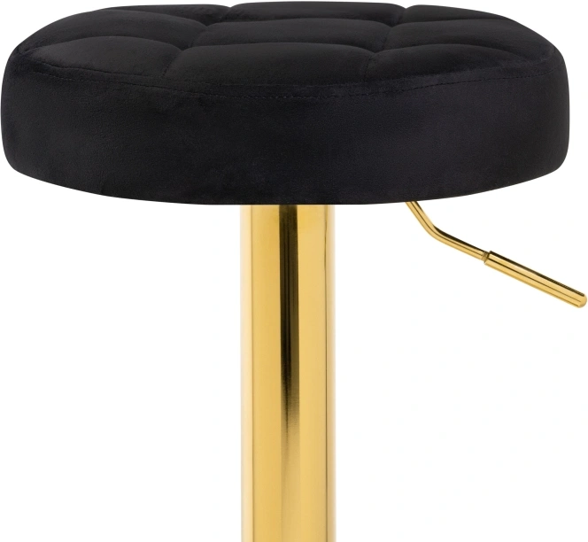 Барный табурет Marun, черный / золотой