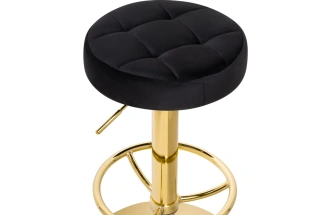 Барный табурет Marun, черный / золотой