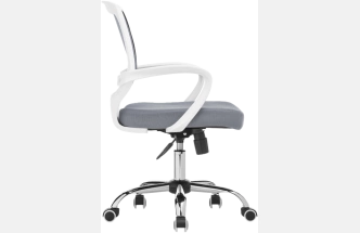 Компьютерное кресло Ergoplus, light gray / white