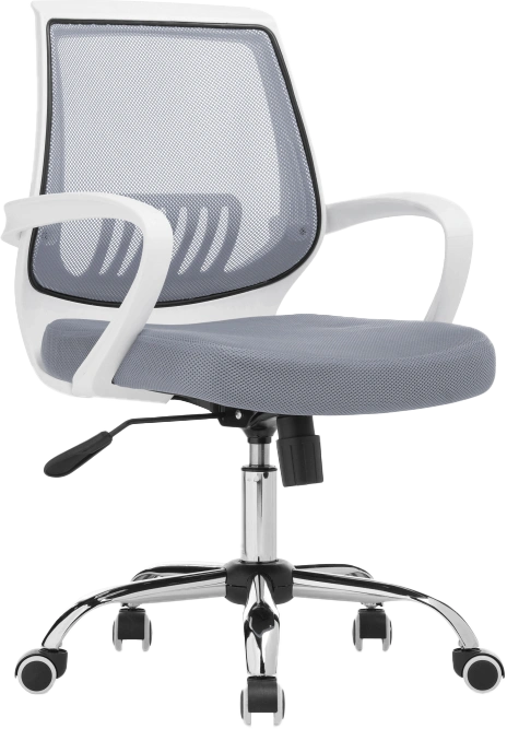 Компьютерное кресло Ergoplus, light gray / white
