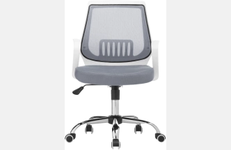 Компьютерное кресло Ergoplus, light gray / white