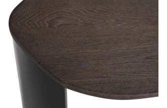 Журнальный стол 58DB-23087, 38x39x48, МДФ, шпон, темный орех / коричневый