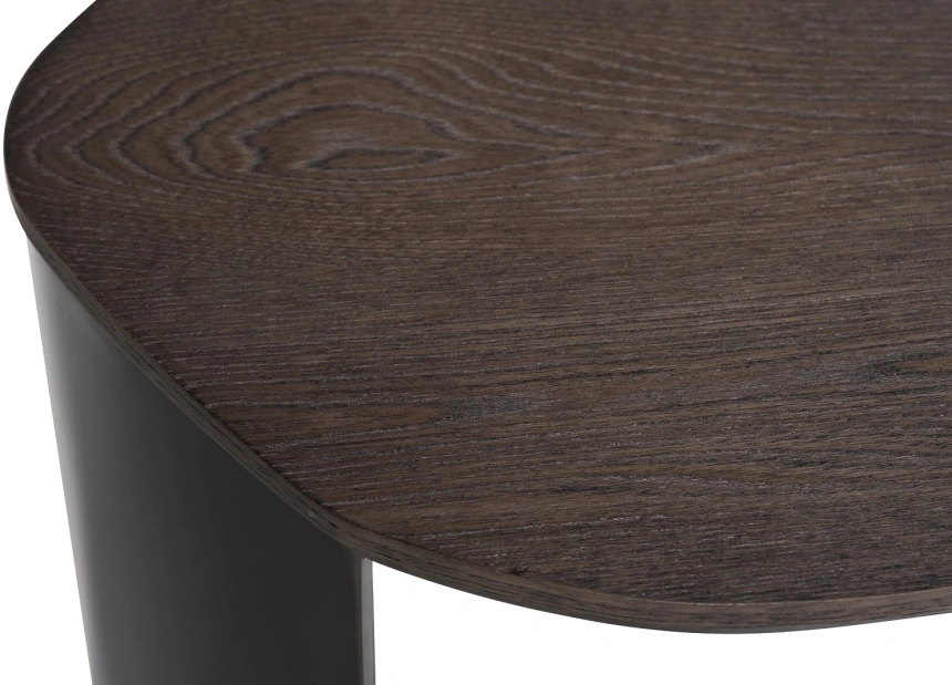 Журнальный стол 58DB-23087, 38x39x48, МДФ, шпон, темный орех / коричневый