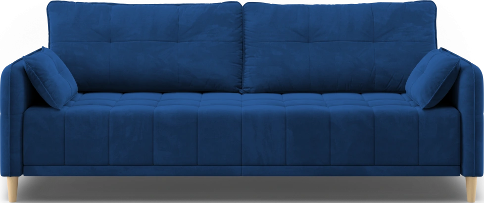 Диван прямой Динс, модель 043, Velutto 26 (синий)