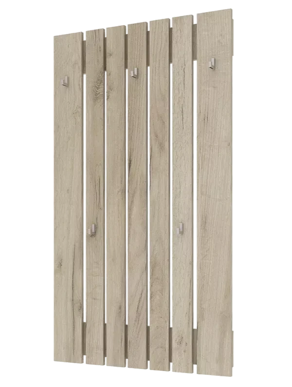 Вешалка Лофт, 77,4x135x3,2, Дуб крафт серый