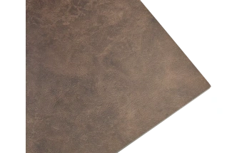 Кухонный стол Ragnar 180, цвет 1697 Коричневая кожа, керамика, Темно-серый каркас