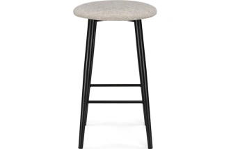 Полубарный табурет Гангток, олива / черный матовый