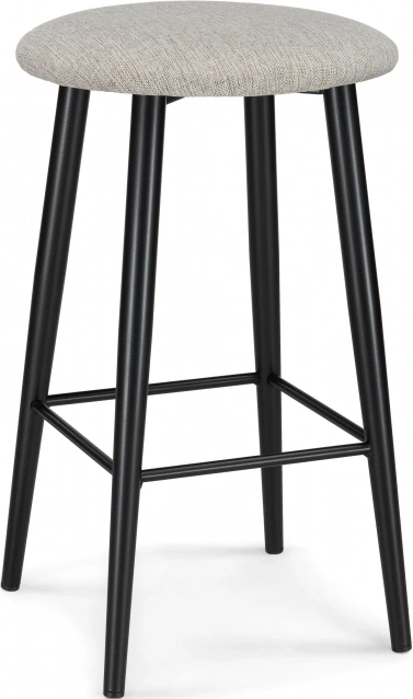 Полубарный табурет Гангток, олива / черный матовый