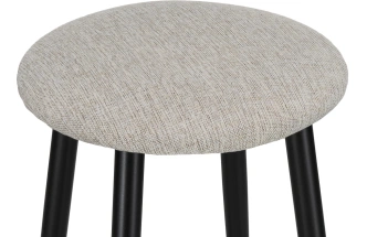 Полубарный табурет Гангток, олива / черный матовый