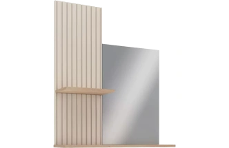 Зеркало  в прихожую Тоскана, Кашемир серый