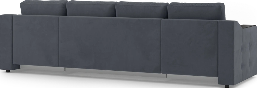 Диван П-образный Невада, модель 020, комплектация 4, Omega 32 (темно-серый)