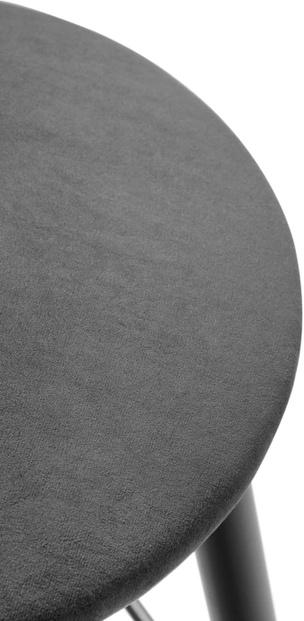 Полубарный табурет Гангток, катания графит / черный матовый