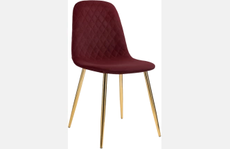 Стул Dabl, на металлокаркасе, wine red