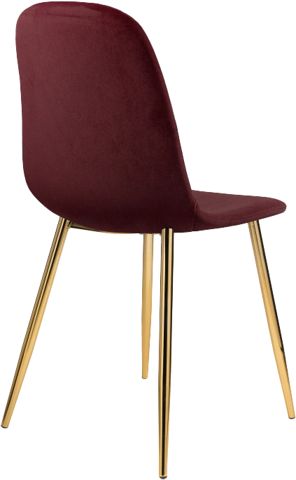 Стул Dabl, на металлокаркасе, wine red