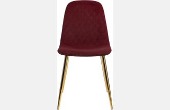 Стул Dabl, на металлокаркасе, wine red