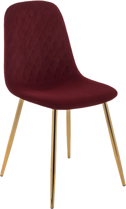 Стул Dabl, на металлокаркасе, wine red
