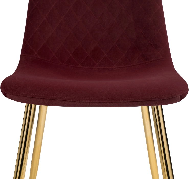 Стул Dabl, на металлокаркасе, wine red