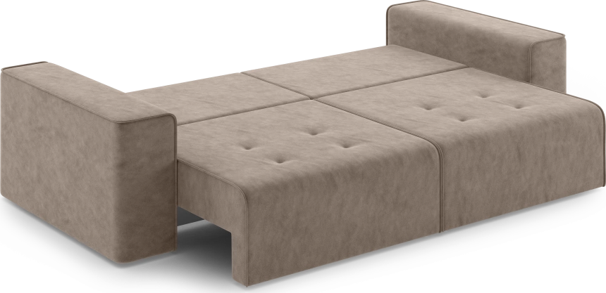 Диван прямой Конте, модель 036, Germes Beige (бежевый)