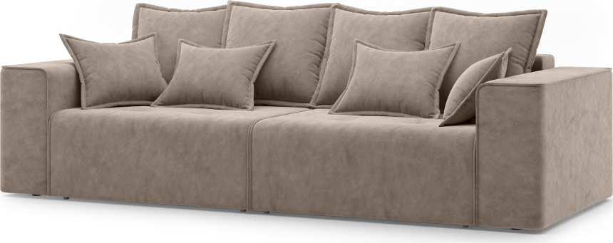 Диван прямой Конте, модель 036, Germes Beige (бежевый)