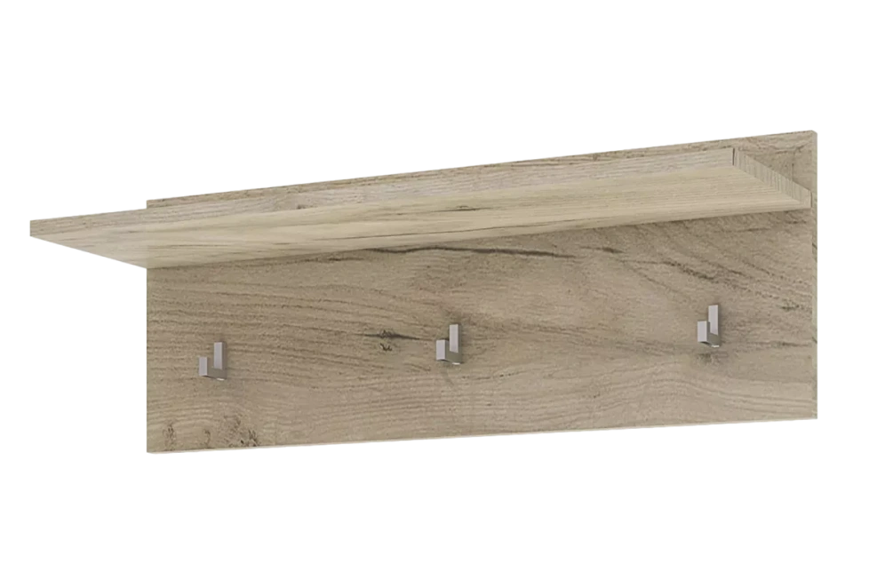 Вешалка Лофт, 77,4x28x23,2, Дуб крафт серый