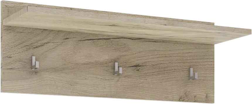 Вешалка Лофт, 77,4x28x23,2, Дуб крафт серый
