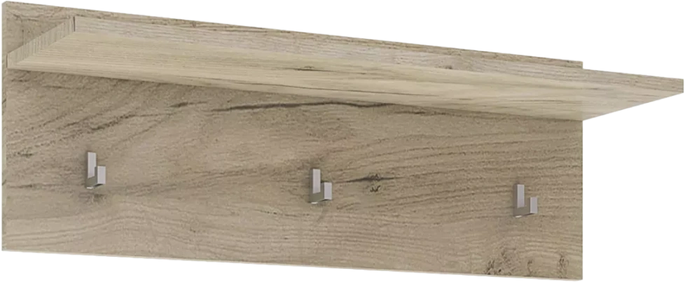 Вешалка Лофт, 77,4x28x23,2, Дуб крафт серый
