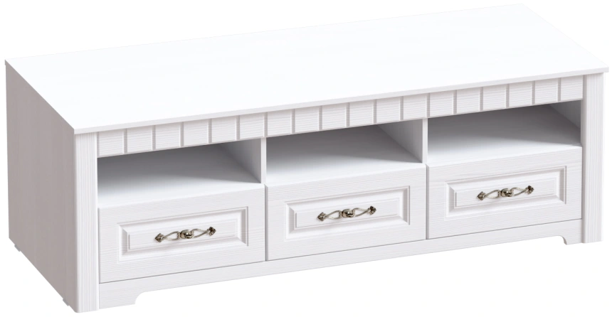 Модульная гостиная Прованс 2, бодега белая / патина премиум