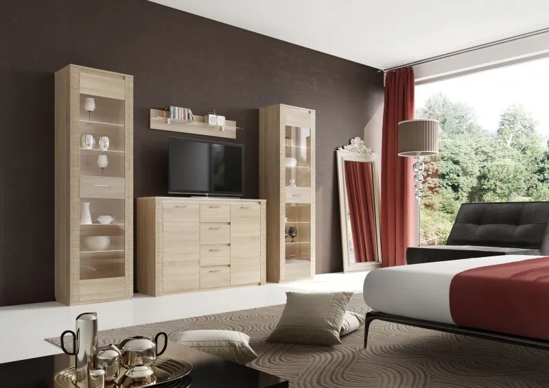 Модульная гостиная Элана 2, дуб сонома