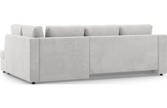 Диван угловой Невада, модель 020, комплектация 3 правый, Omega 01 (бежевый)