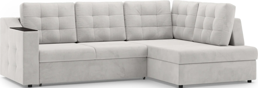 Диван угловой Невада, модель 020, комплектация 3 правый, Omega 01 (бежевый)